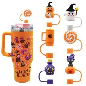 Halloween Straw toppers & Hair clips